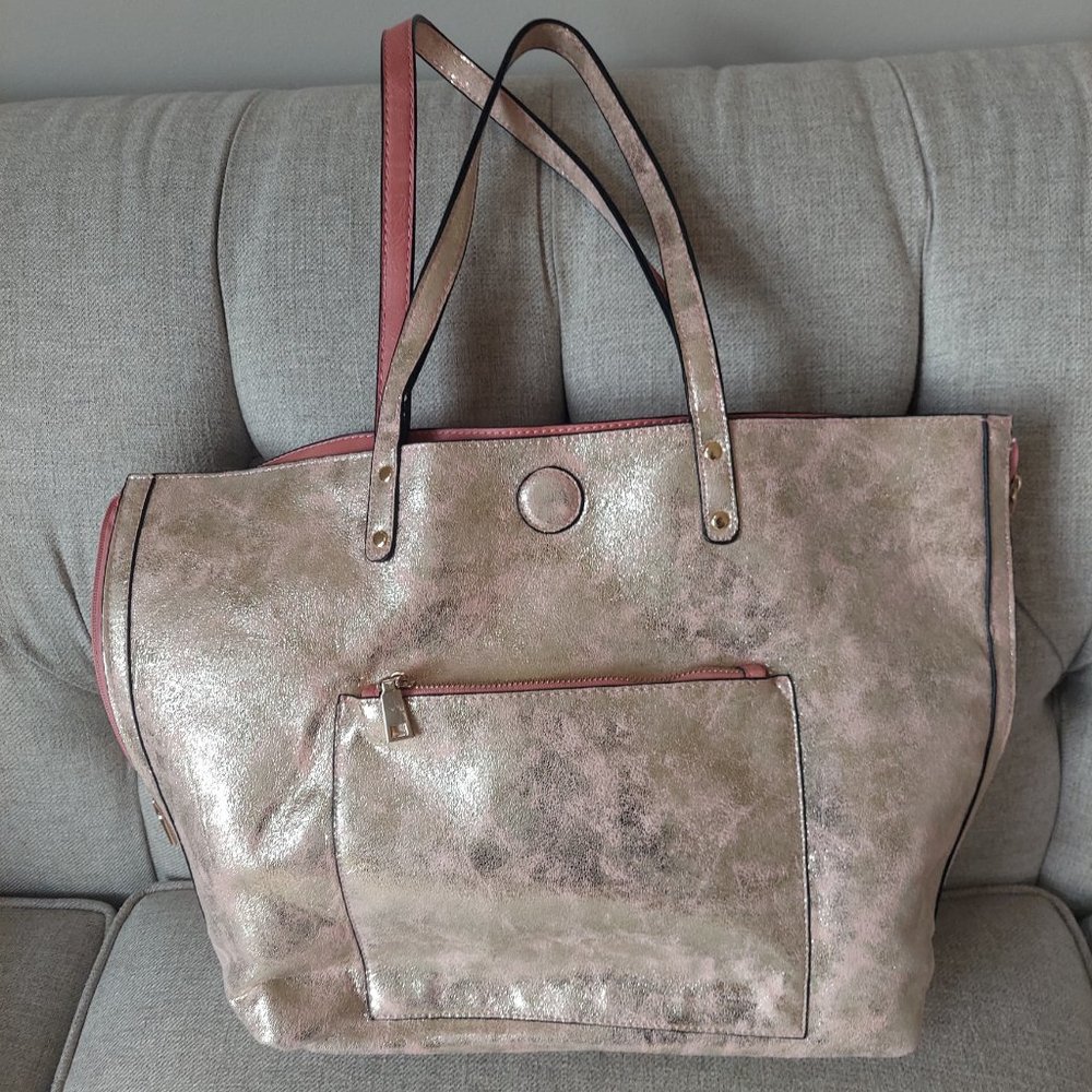 Gold & Pink Tote